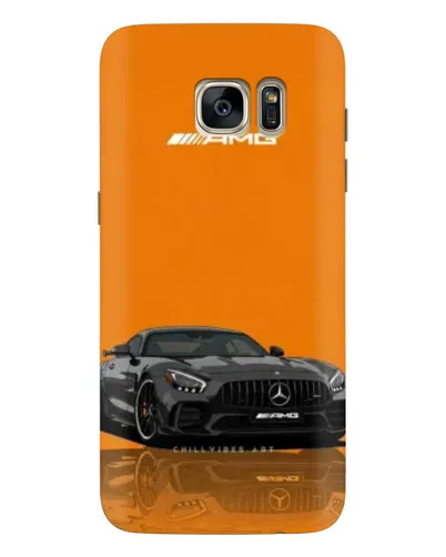 Чехол для Samsung Galaxy S7 Edge (G935) с картинкой «Оранжевый Mercedes AMG» Чехол для Samsung Galaxy S7 Edge (G935) с картинкой «Оранжевый Mercedes AMG»