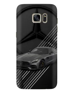 Чехол для Samsung Galaxy S7 Edge (G935) с картинкой «Mercedes AMG — графика»