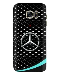 Чехол для Samsung Galaxy S7 Edge (G935) с картинкой «Mercedes — бирюзовый акцент»