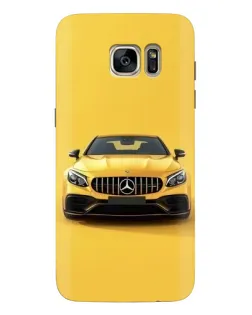 Чехол для Samsung Galaxy S7 Edge (G935) с картинкой «Желтый Mercedes GT»