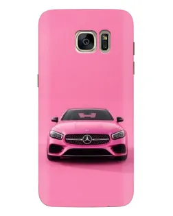 Чехол для Samsung Galaxy S7 Edge (G935) с картинкой «Розовый Mercedes AMG»