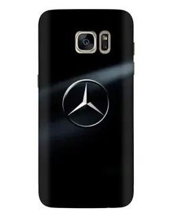 Чехол для Samsung Galaxy S7 Edge (G935) с картинкой «Mercedes на металле»