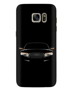 Чехол для Samsung Galaxy S7 Edge (G935) с картинкой «Audi — ночной контур»