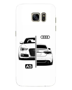 Чехол для Samsung Galaxy S7 Edge (G935) с картинкой «Audi — контрастный дизайн»
