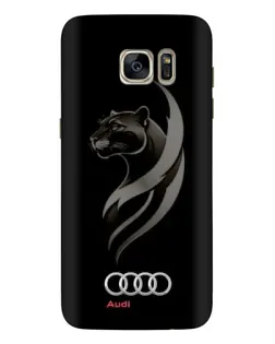 Чехол для Samsung Galaxy S7 Edge (G935) с картинкой «Графика — пантера и Audi»