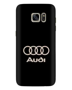 Чехол для Samsung Galaxy S7 Edge (G935) с картинкой «Audi — золотой логотип»