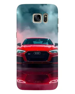 Чехол для Samsung Galaxy S7 Edge (G935) с картинкой «Audi RS — красный стиль»
