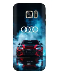 Чехол для Samsung Galaxy S7 Edge (G935) с картинкой «Audi Sport — неон»