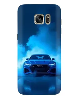 Чехол для Samsung Galaxy S7 Edge (G935) с картинкой «Audi — голубая энергия»