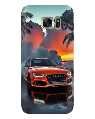 Чехол для Samsung Galaxy S7 Edge (G935) с картинкой «Audi — закат» Чехол для Samsung Galaxy S7 Edge (G935) с картинкой «Audi — закат»