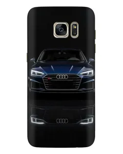 Чехол для Samsung Galaxy S7 Edge (G935) с картинкой «Audi — ночное отражение»