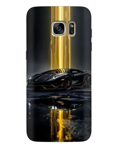 Чехол для Samsung Galaxy S7 Edge (G935) с картинкой «Ночной Lamborghini драйв» Чехол для Samsung Galaxy S7 Edge (G935) с картинкой «Ночной Lamborghini драйв»