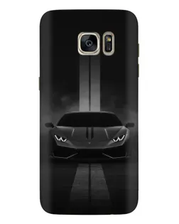Чехол для Samsung Galaxy S7 Edge (G935) с картинкой «Lamborghini симметрия дорог»