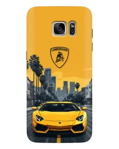 Чехол для Samsung Galaxy S7 Edge (G935) с картинкой «Желтый Lamborghini город» Чехол для Samsung Galaxy S7 Edge (G935) с картинкой «Желтый Lamborghini город»