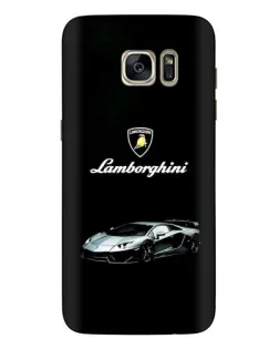 Чехол для Samsung Galaxy S7 Edge (G935) с картинкой «Логотип Lamborghini классика»
