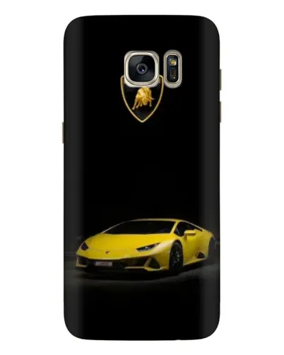 Чехол для Samsung Galaxy S7 Edge (G935) с картинкой «Lamborghini желтый акцент» Чехол для Samsung Galaxy S7 Edge (G935) с картинкой «Lamborghini желтый акцент»