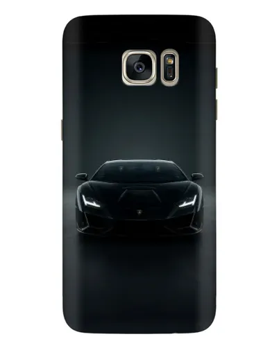 Чехол для Samsung Galaxy S7 Edge (G935) с картинкой «Черный Lamborghini Aventador» Чехол для Samsung Galaxy S7 Edge (G935) с картинкой «Черный Lamborghini Aventador»