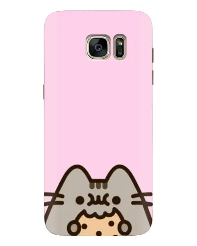 Чехол для Samsung Galaxy S7 Edge (G935) с картинкой «Pusheen и печенье» Чехол для Samsung Galaxy S7 Edge (G935) с картинкой «Pusheen и печенье»