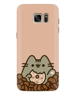Чехол для Samsung Galaxy S7 Edge (G935) с картинкой «Кофейный Пушин»