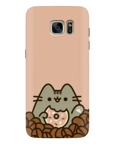 Чехол для Samsung Galaxy S7 Edge (G935) с картинкой «Кофейный Пушин» Чехол для Samsung Galaxy S7 Edge (G935) с картинкой «Кофейный Пушин»