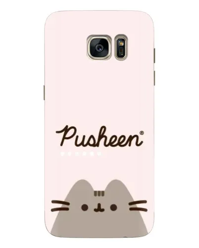 Чехол для Samsung Galaxy S7 Edge (G935) с картинкой «Pusheen логотип» Чехол для Samsung Galaxy S7 Edge (G935) с картинкой «Pusheen логотип»