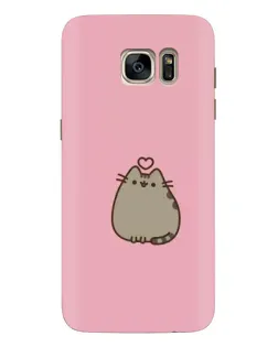 Чехол для Samsung Galaxy S7 Edge (G935) с картинкой «Pusheen сердце»