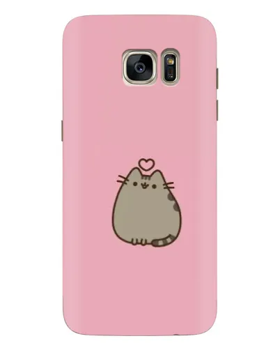 Чехол для Samsung Galaxy S7 Edge (G935) с картинкой «Pusheen сердце» Чехол для Samsung Galaxy S7 Edge (G935) с картинкой «Pusheen сердце»
