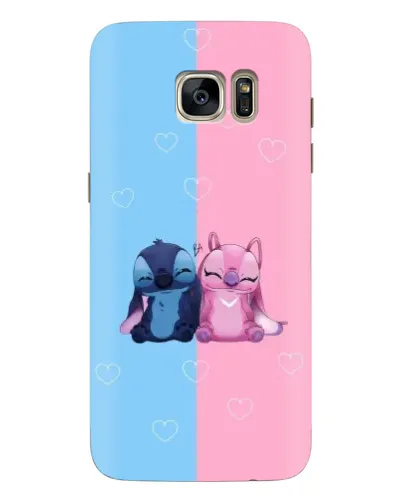 Чохол для Samsung Galaxy S7 Edge (G935) з картинкою «Stitch та Angel Love» Чохол для Samsung Galaxy S7 Edge (G935) з картинкою «Stitch та Angel Love»