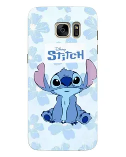 Чохол для Samsung Galaxy S7 Edge (G935) з картинкою «Stitch серед квітів»