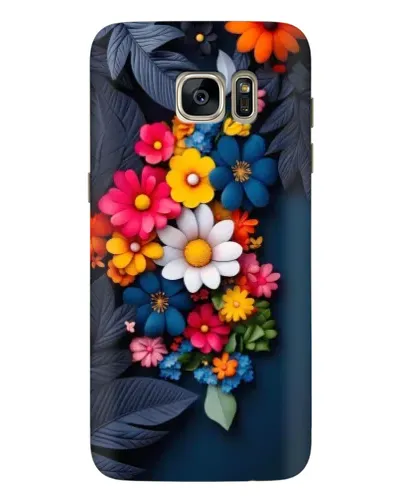 Чехол для Samsung Galaxy S7 Edge (G935) с картинкой «Цветочная феерия»