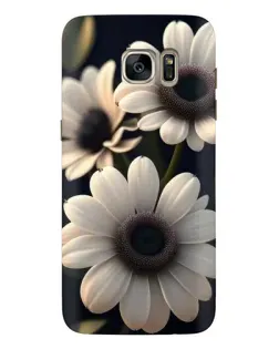 Чехол для Samsung Galaxy S7 Edge (G935) с картинкой «Белые маргаритки макро»