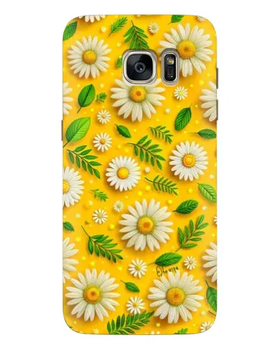Чехол для Samsung Galaxy S7 Edge (G935) с картинкой «Ромашковое солнце»