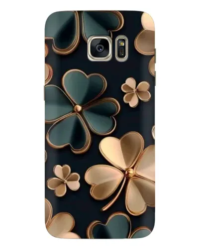 Чехол для Samsung Galaxy S7 Edge (G935) с картинкой «Клевер в золоте»