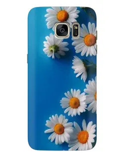 Чехол для Samsung Galaxy S7 Edge (G935) с картинкой «Белоснежные маргаритки»