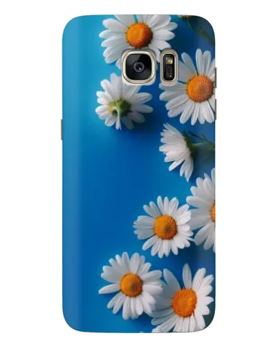 Чехол для Samsung Galaxy S7 Edge (G935) с картинкой «Белоснежные маргаритки»