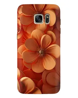 Чехол для Samsung Galaxy S7 Edge (G935) с картинкой «Оранжевый макро цветок»