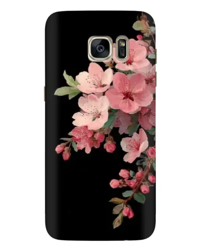 Чехол для Samsung Galaxy S7 Edge (G935) с картинкой «Розовая ветка сакуры»