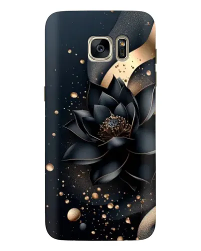 Чехол для Samsung Galaxy S7 Edge (G935) с картинкой «Черный лотос»