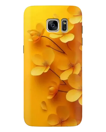 Чехол для Samsung Galaxy S7 Edge (G935) с картинкой «Золотые лепестки»