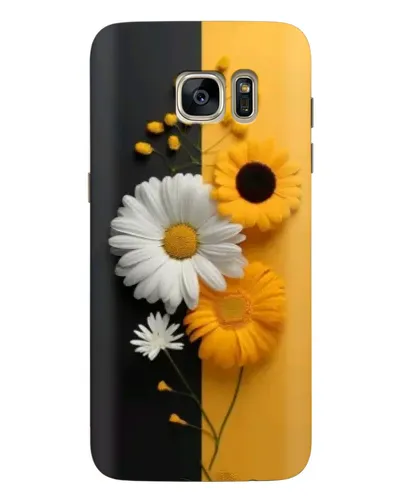 Чехол для Samsung Galaxy S7 Edge (G935) с картинкой «Подсолнух и ромашка»