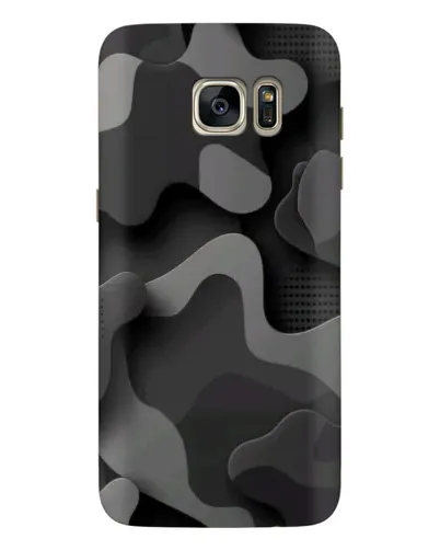 Чехол для Samsung Galaxy S7 Edge (G935) с картинкой «Темный абстрактный камуфляж»