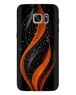 Чехол для Samsung Galaxy S7 Edge (G935) с картинкой «Огненная звездная волна»