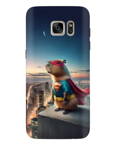 Чехол для Samsung Galaxy S7 Edge (G935) с картинкой «Капи-мен супергерой»