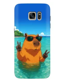 Чехол для Samsung Galaxy S7 Edge (G935) с картинкой «Морская капибара» Чехол для Samsung Galaxy S7 Edge (G935) с картинкой «Морская капибара»