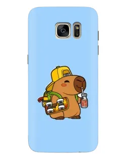 Чехол для Samsung Galaxy S7 Edge (G935) с картинкой «Капибара на скейте» Чехол для Samsung Galaxy S7 Edge (G935) с картинкой «Капибара на скейте»