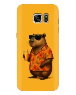 Чехол для Samsung Galaxy S7 Edge (G935) с картинкой «Капибара на отдыхе» Чехол для Samsung Galaxy S7 Edge (G935) с картинкой «Капибара на отдыхе»