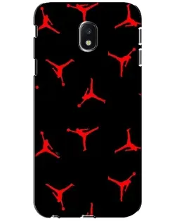 Чехол для Samsung Galaxy J3 2017 (J330FN EU) с картинкой «Jordan Red Pattern» Чехол для Samsung Galaxy J3 2017 (J330FN EU) с картинкой «Jordan Red Pattern»