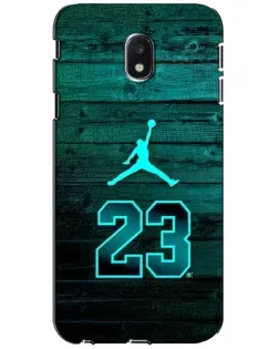 Чехол для Samsung Galaxy J3 2017 (J330FN EU) с картинкой «Jordan Cyan 23» Чехол для Samsung Galaxy J3 2017 (J330FN EU) с картинкой «Jordan Cyan 23»