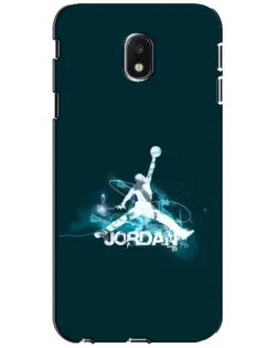 Чехол для Samsung Galaxy J3 2017 (J330FN EU) с картинкой «Jordan Blue Fire» Чехол для Samsung Galaxy J3 2017 (J330FN EU) с картинкой «Jordan Blue Fire»