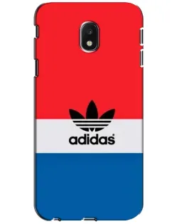 Чехол для Samsung Galaxy J3 2017 (J330FN EU) с картинкой «Ретро блоки Adidas»